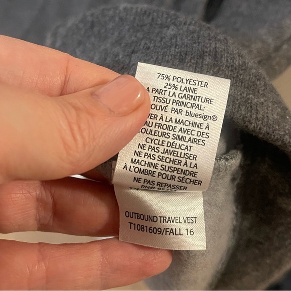 Toad & Co Arriva long vest wool blend gray zip front new with tags XS - Picture 10 of 12